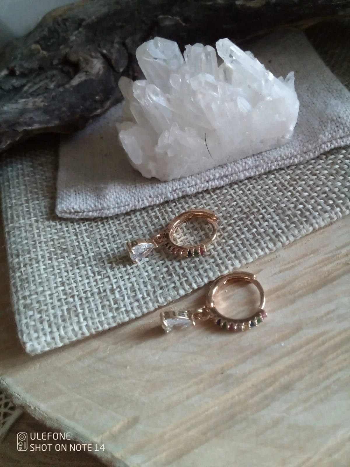 Petites créoles zircons blancs – photo 2